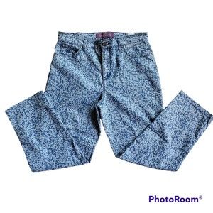 Gloria Vanderbilt Patterned Jeans Women's Size 12
